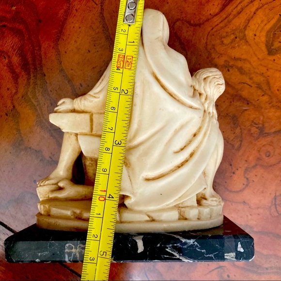 Italian statue vintage marble bottom - Picture 5 of 5